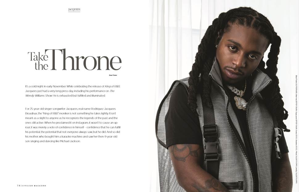 Jacquees Civilian Magazine Winter 2019 Feature